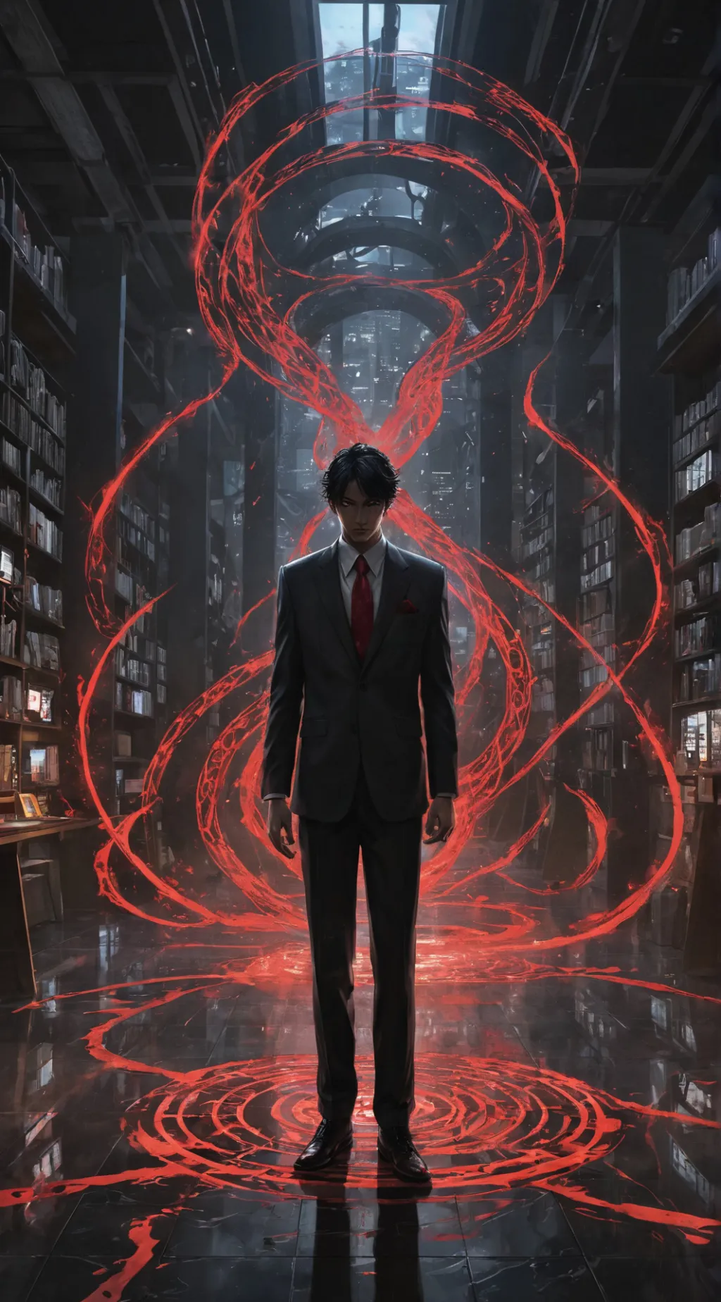 ai character: Azrael background