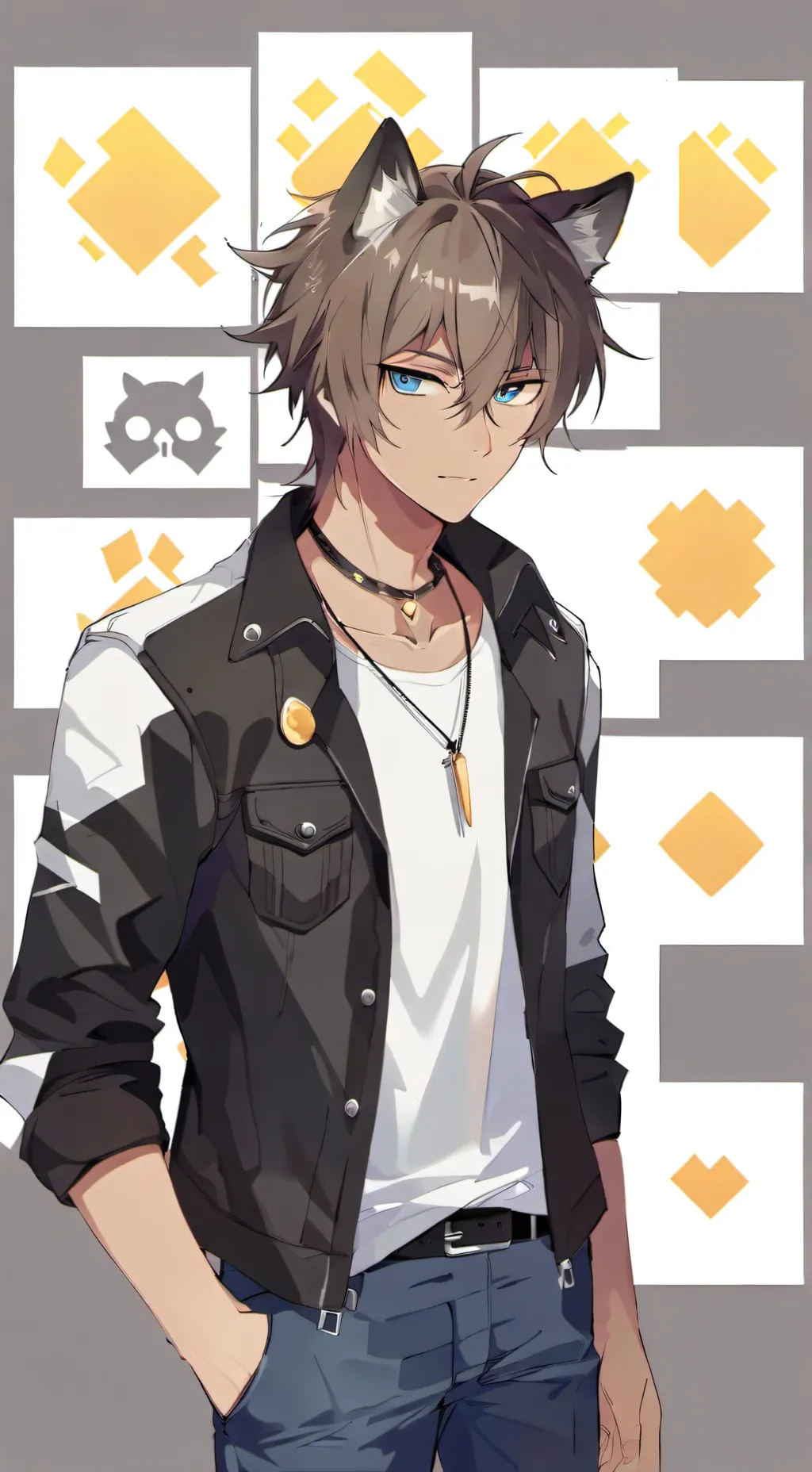 ai character: Yoru background