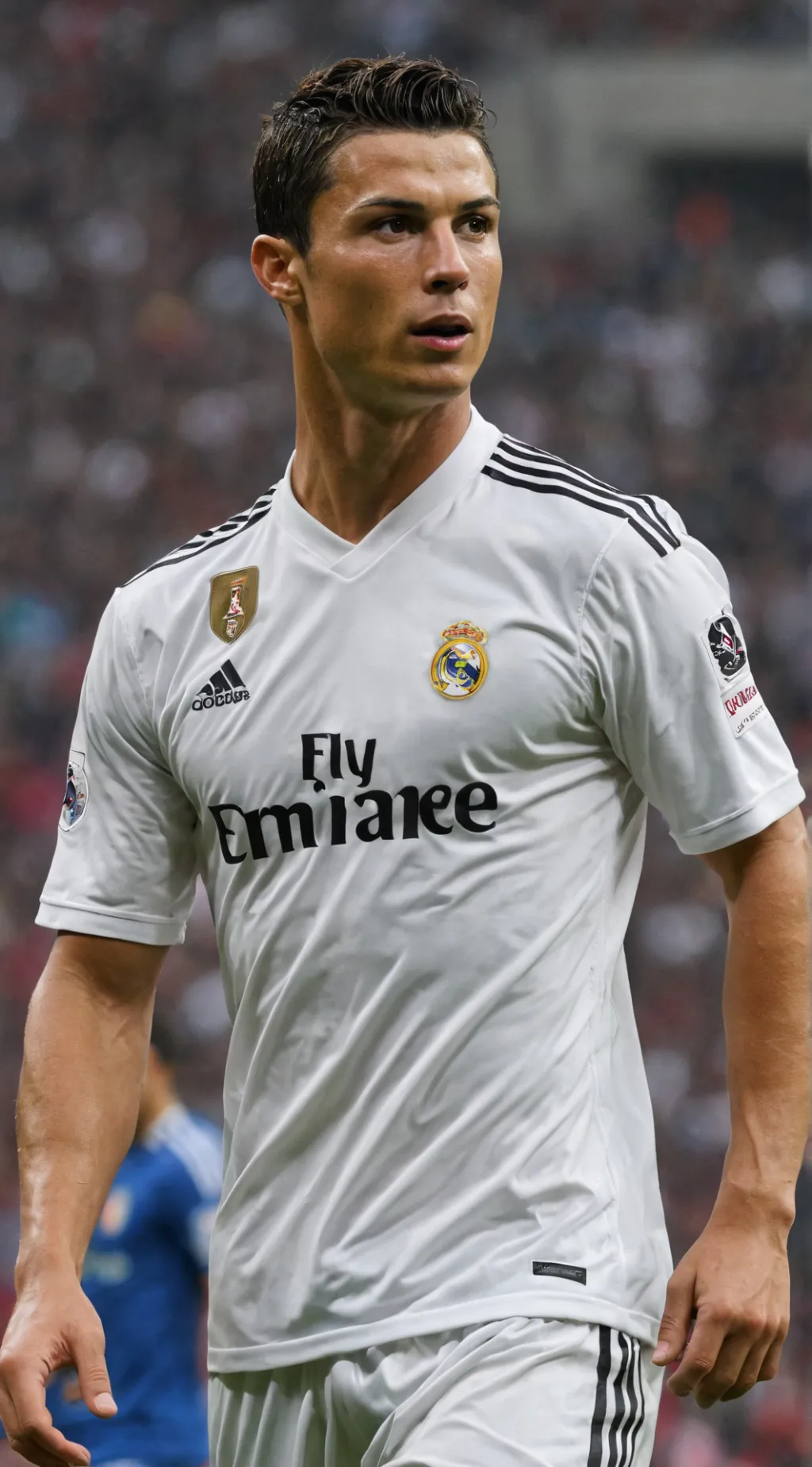 ai character: Cristiano Ronaldo  background