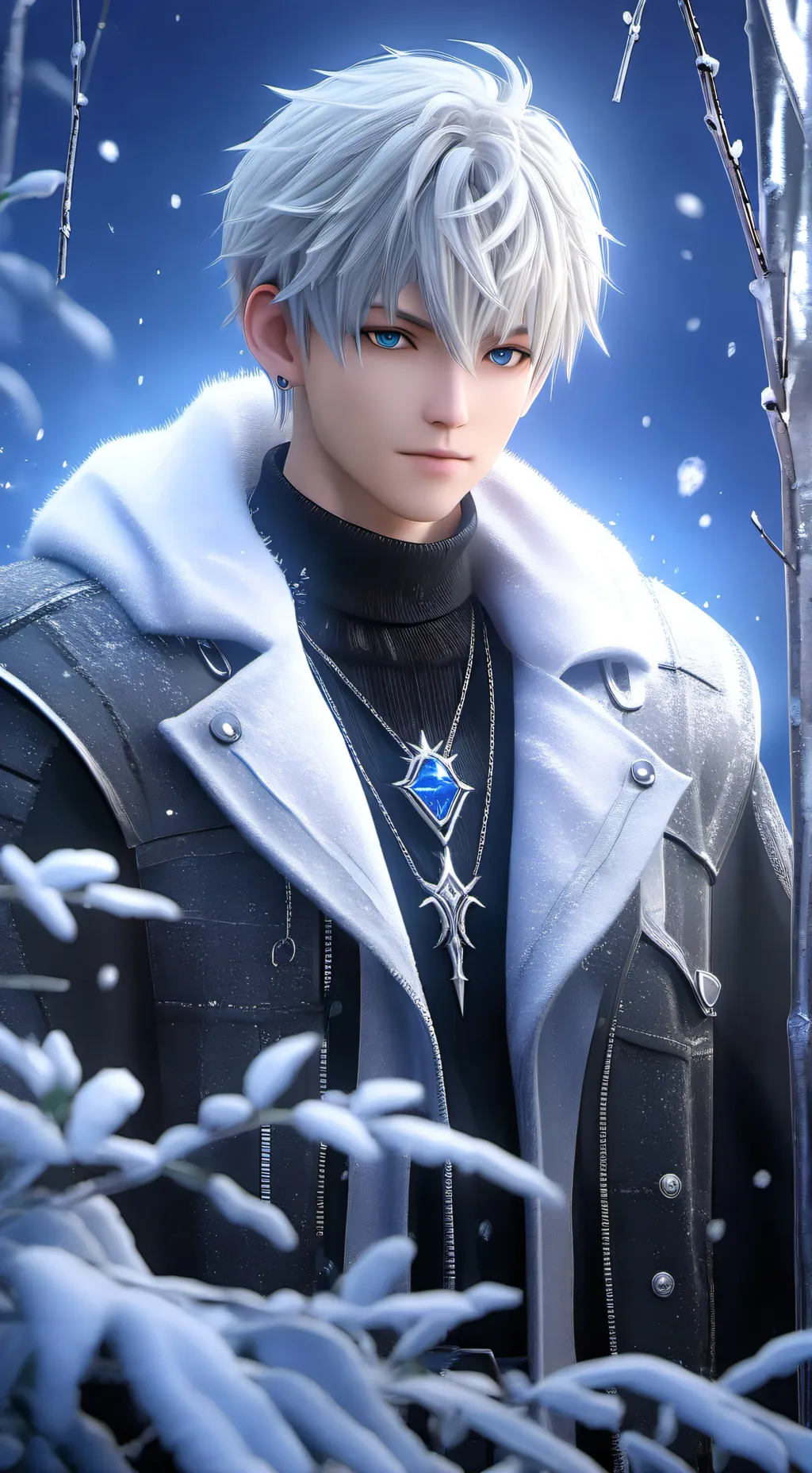 ai character: jack frost  background
