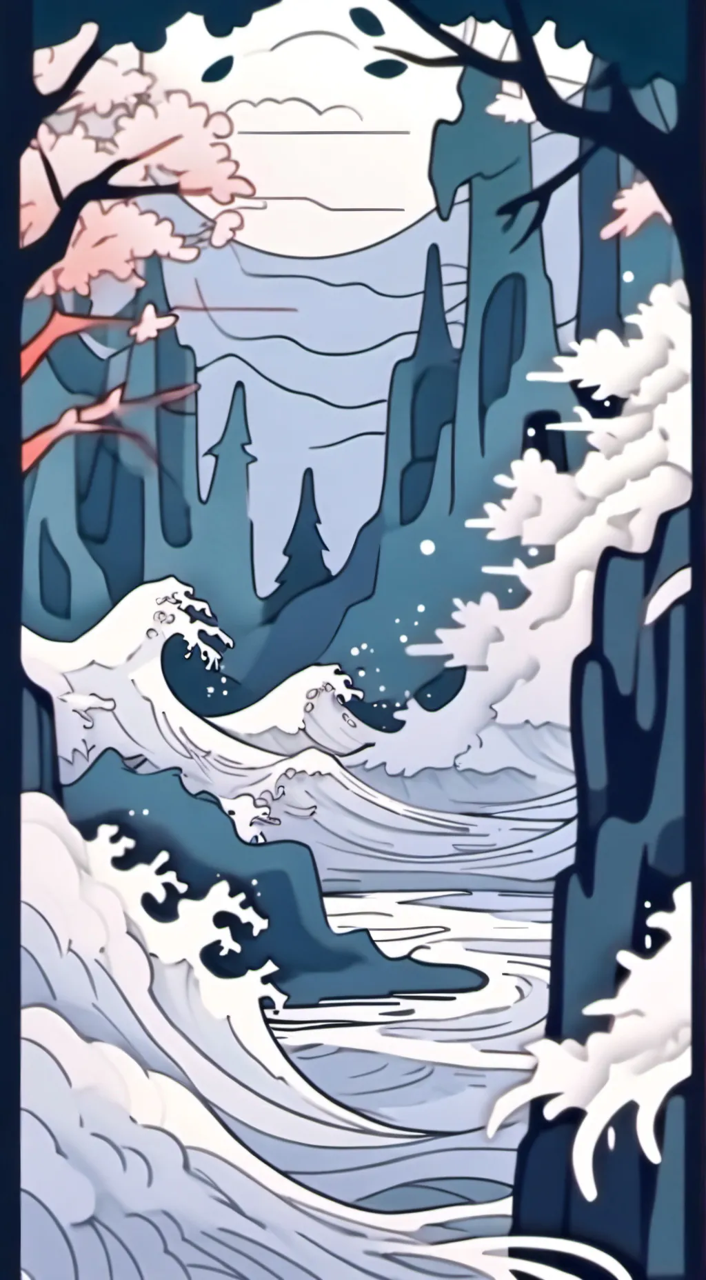 ai character: Anya x Eri x Nezuk background