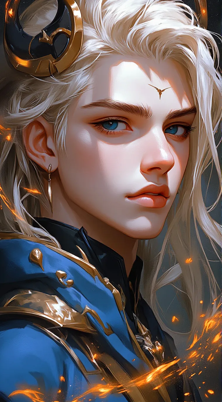 ai character: El omega y su alfa background