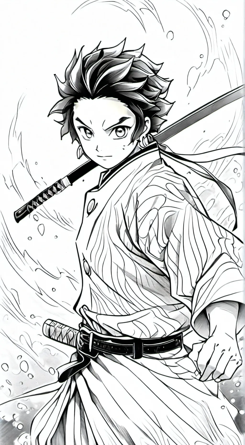 ai character: demon slayer background