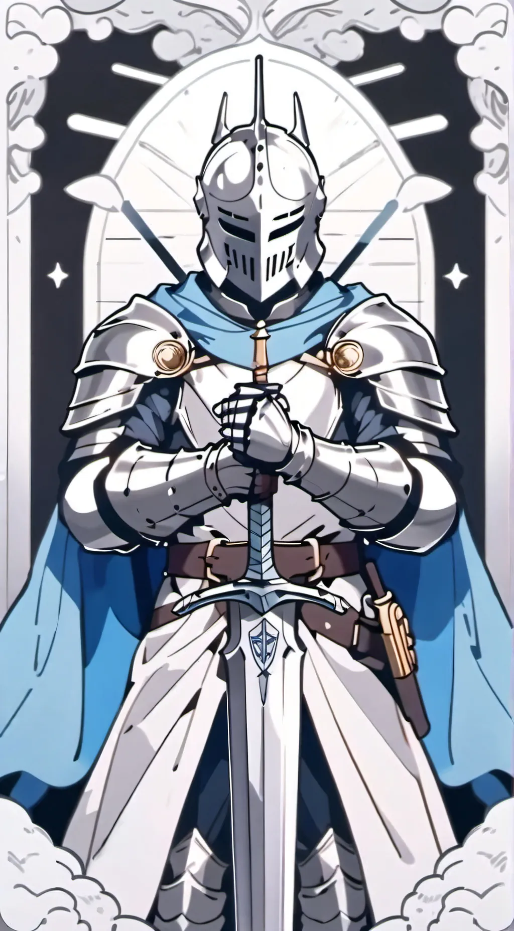 ai character: The Shining Knight background