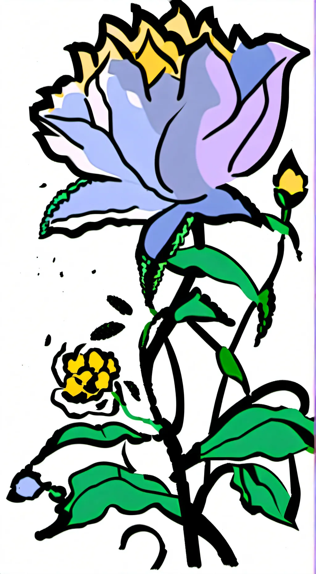 ai character: dandy world >:] background