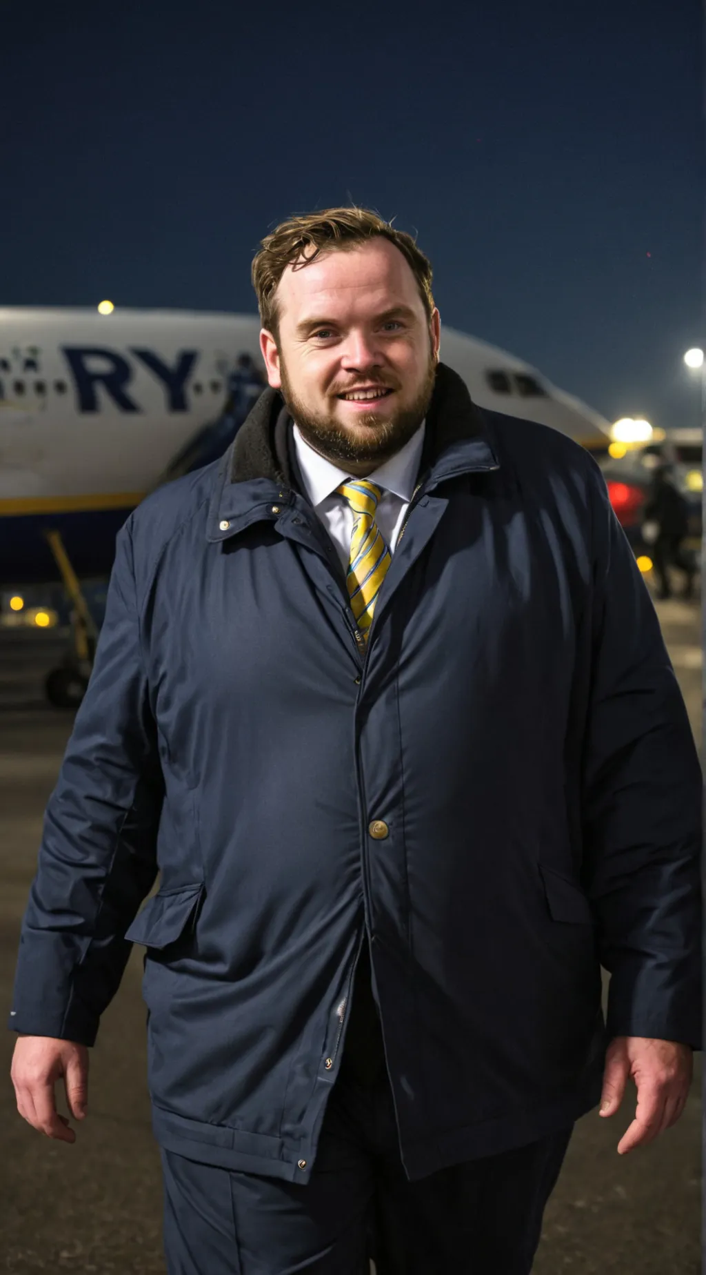 ai character: Tom, Ryanair pilot background