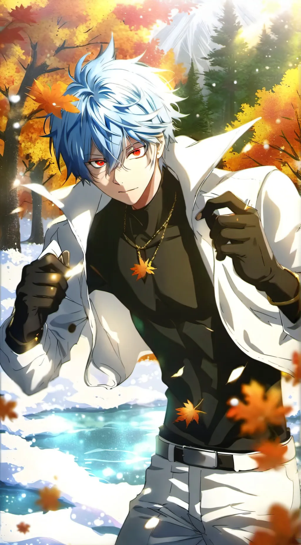 ai character: ❤️shoto todoroki❤️ background