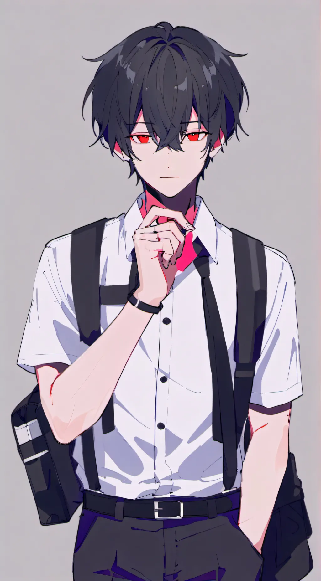 ai character: MHA UNIFORM CHANGE background