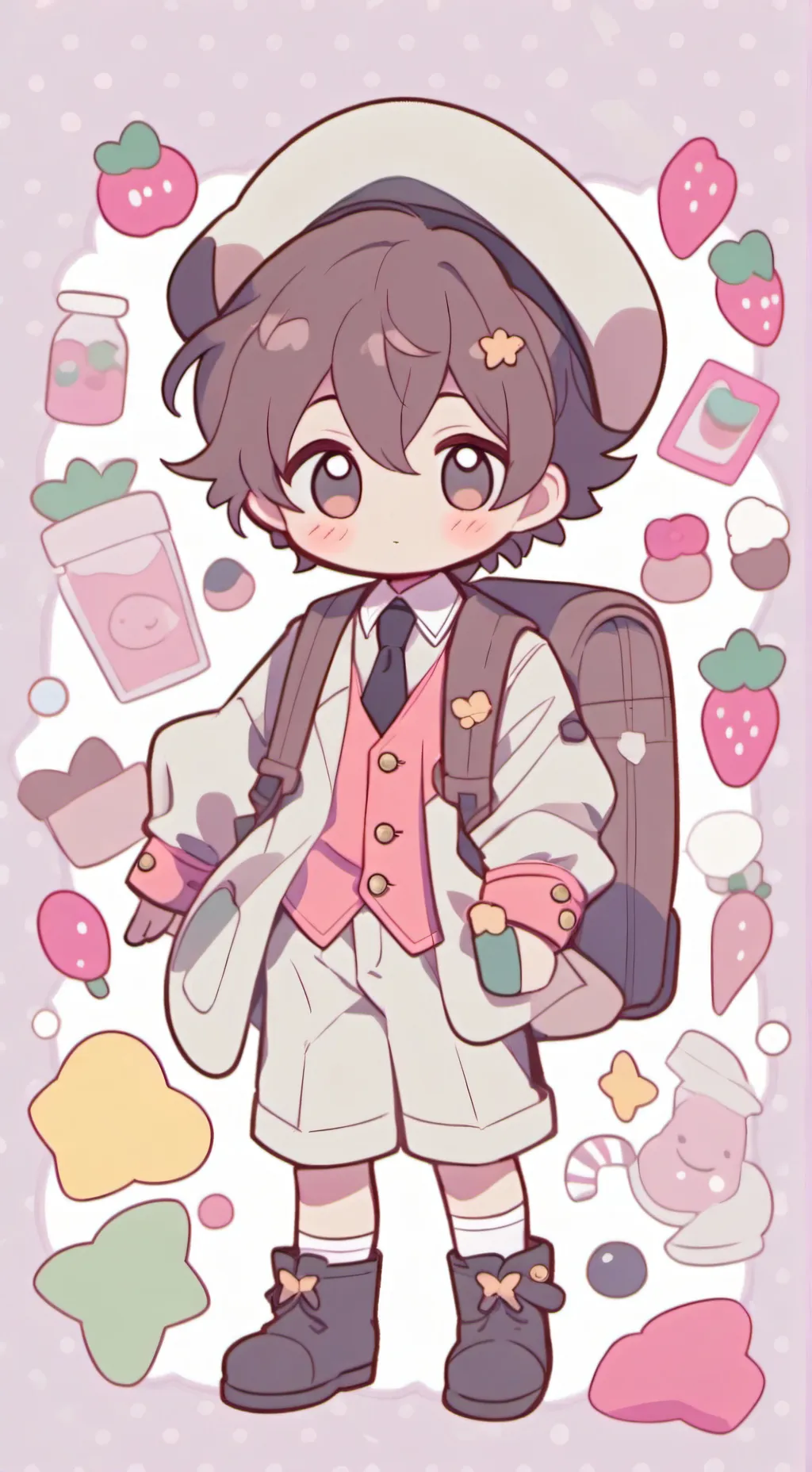 ai character: Théo  background