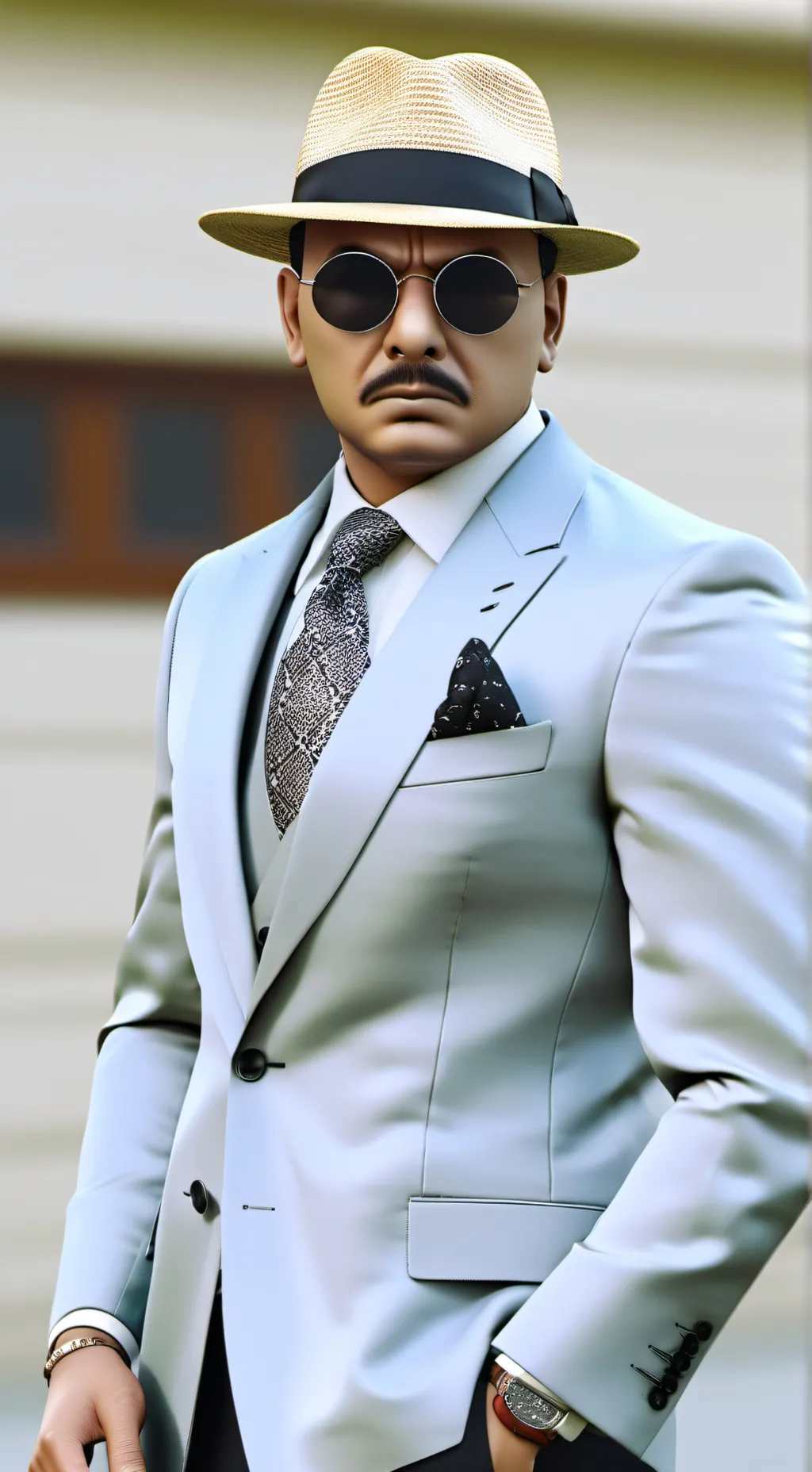 ai character: mafia bøss background