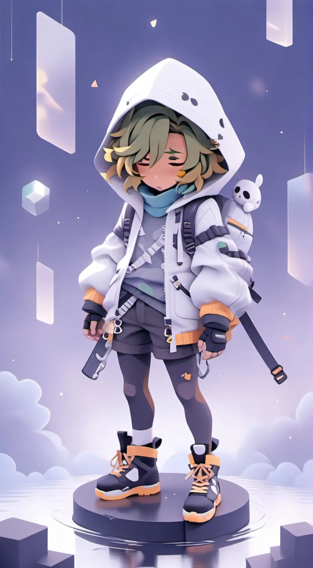 ai character: pregnant Cosmo!!!! background