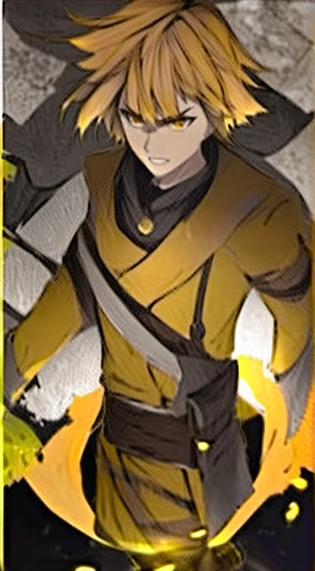 ai character: Zenitsu Agatsuma background