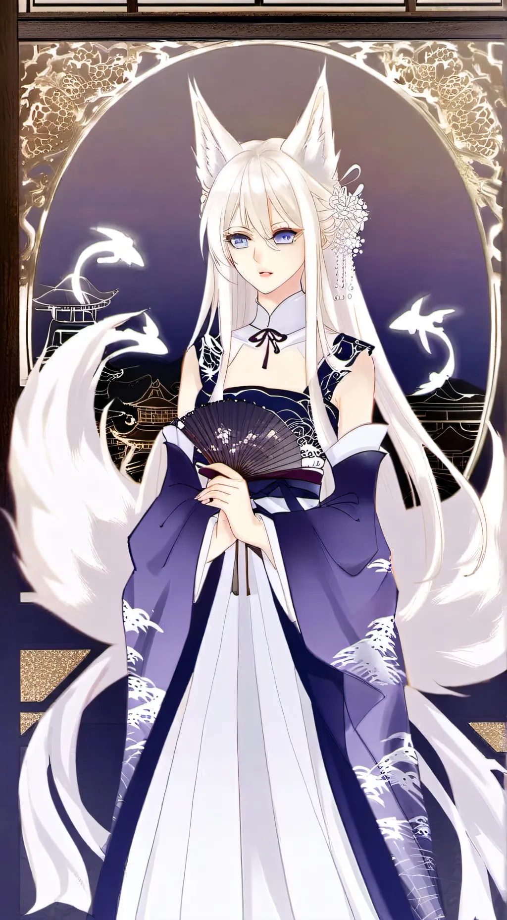 ai character: Katherine  background