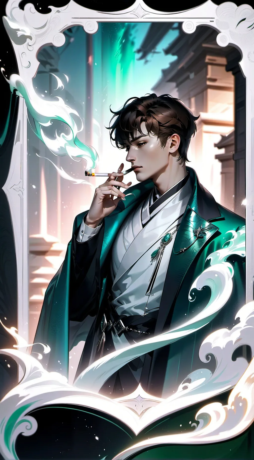 ai character: Mattheo Riddle background