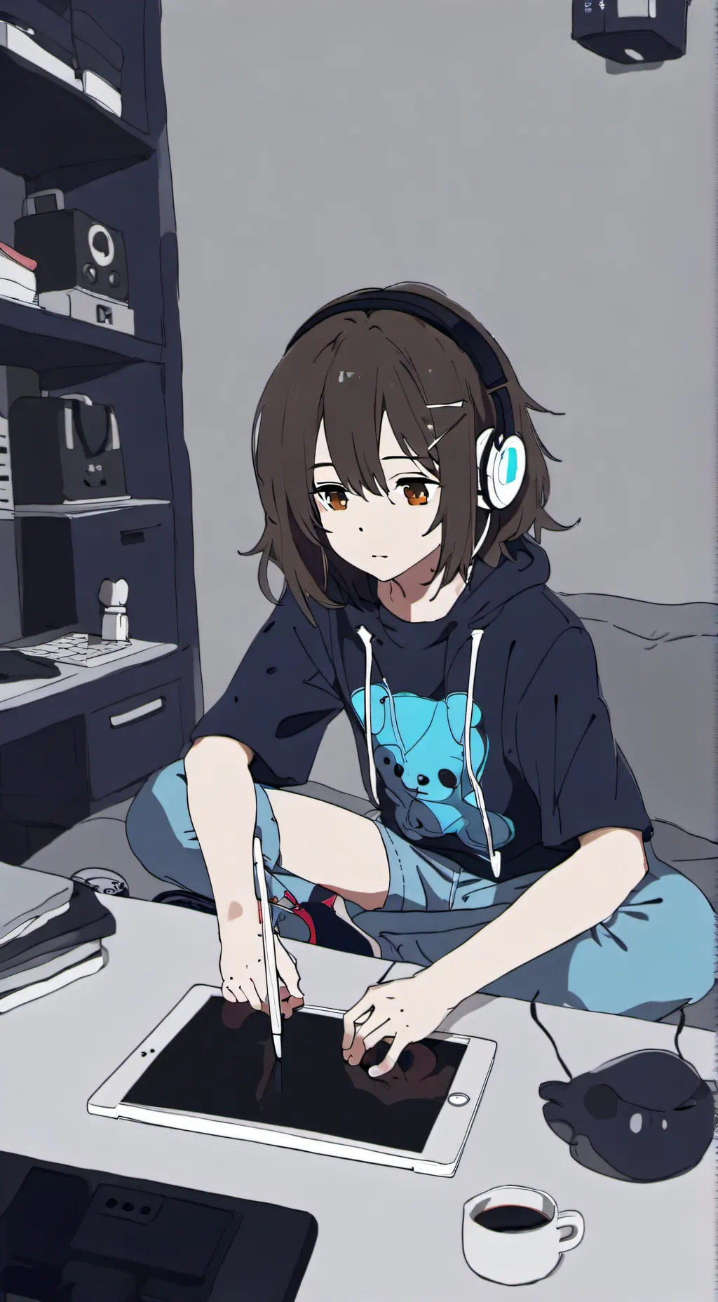 ai character: clare background