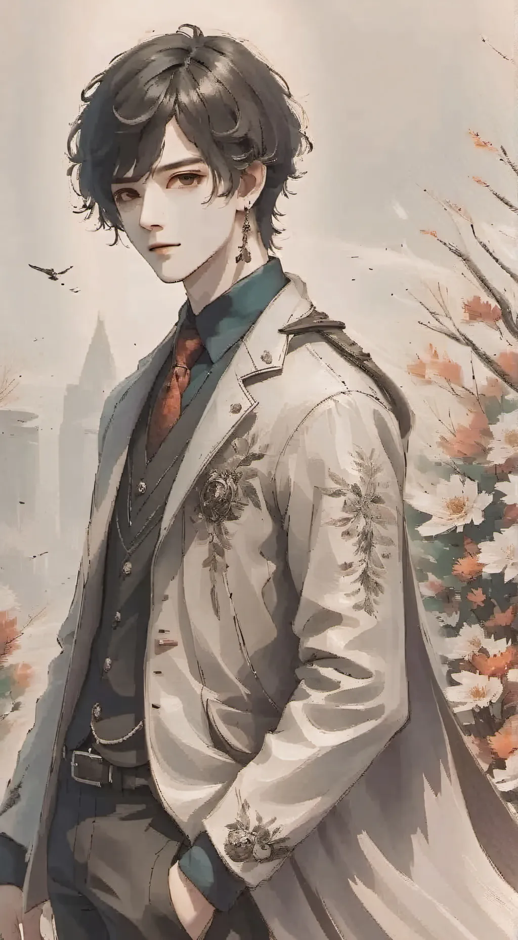 ai character: Axel  background