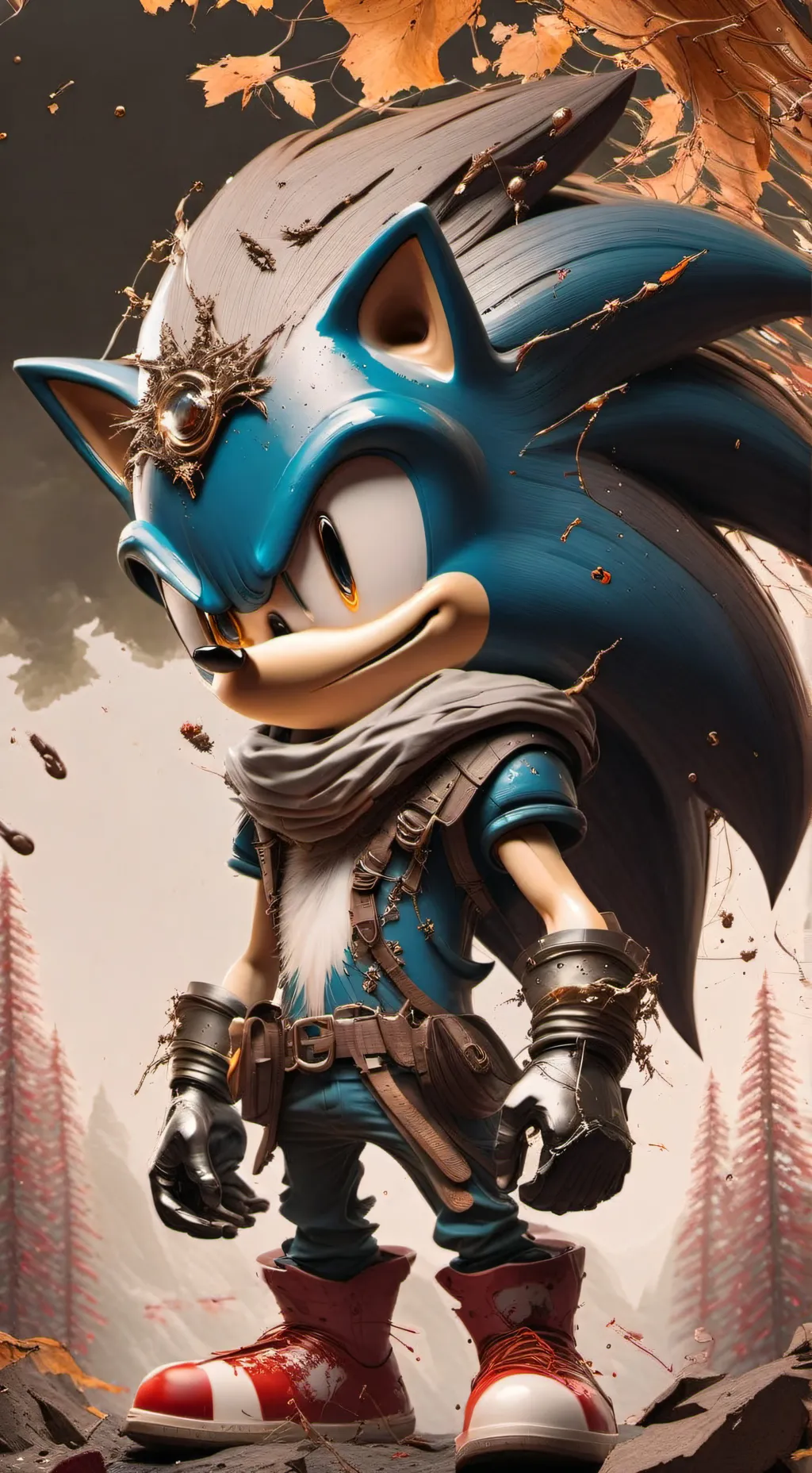 ai character: sonic background