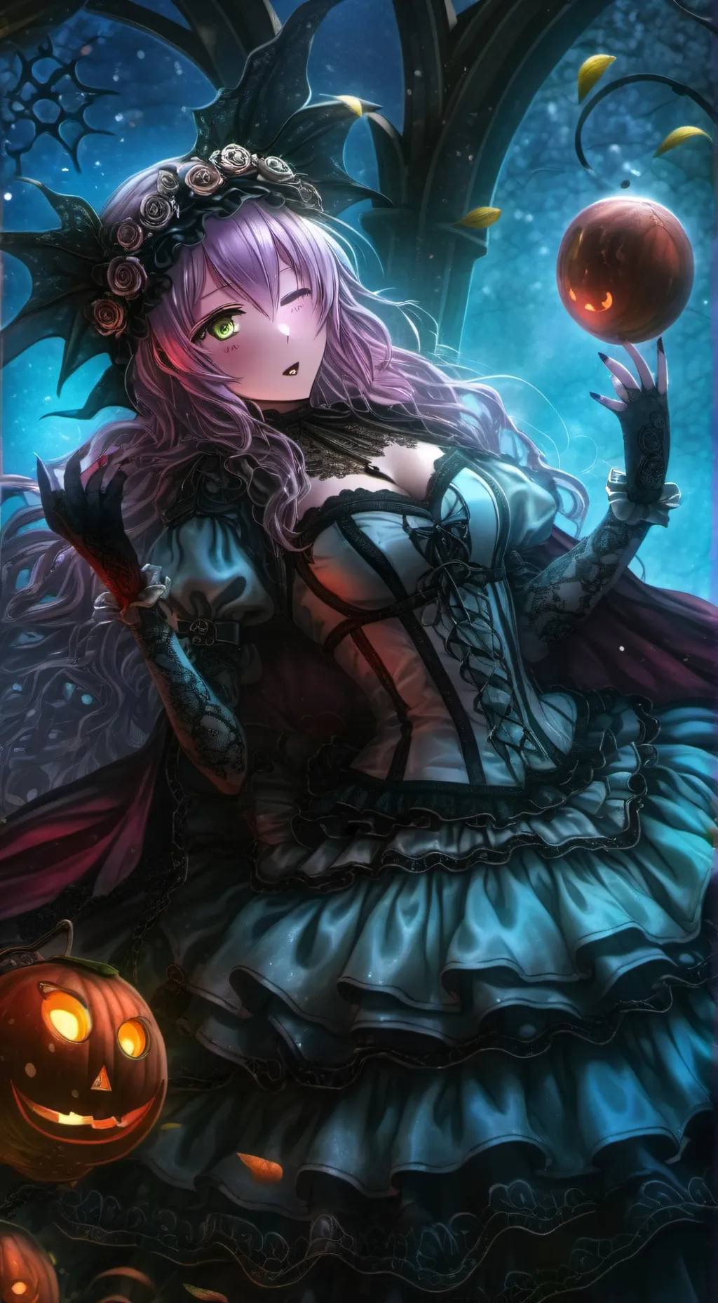 ai character: Оля background