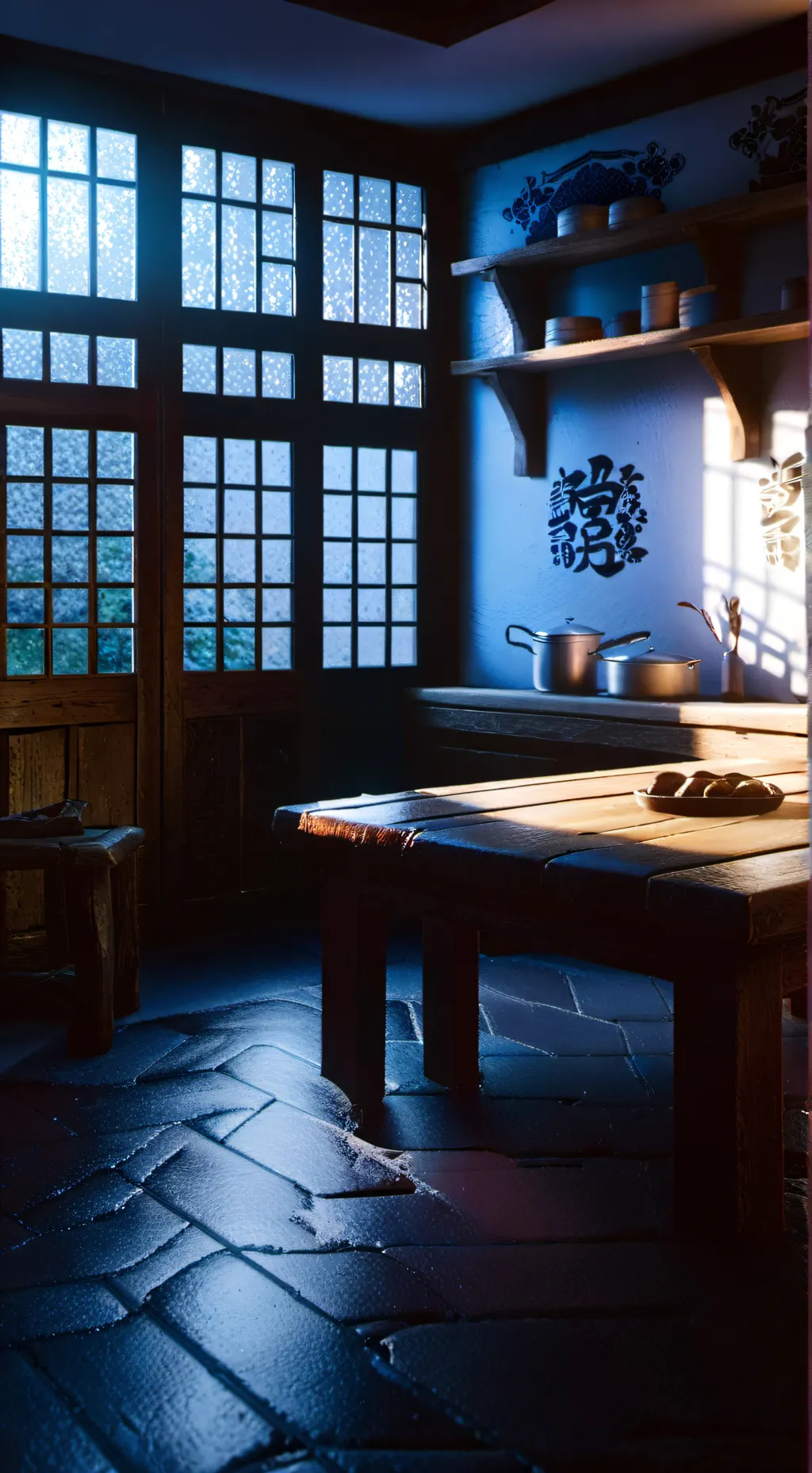 ai character: Late Night Hashira background