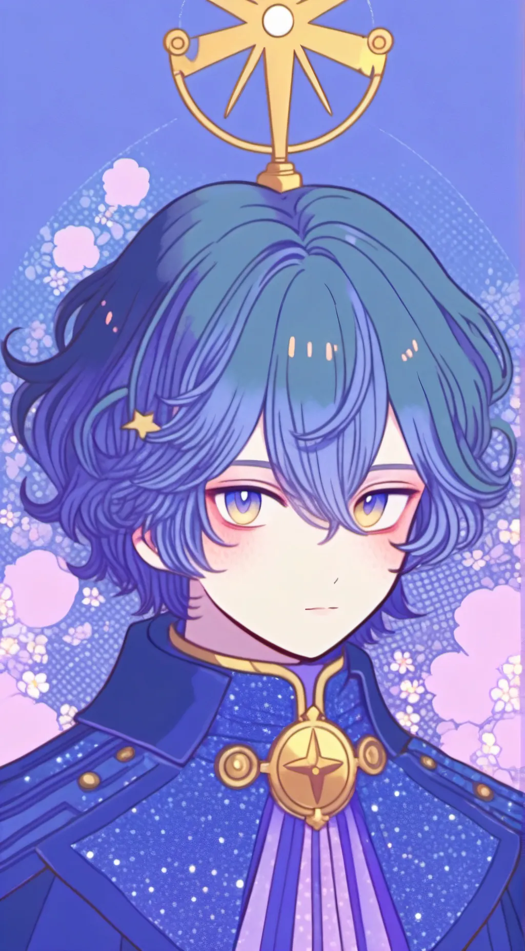 ai character: Mikaël  background