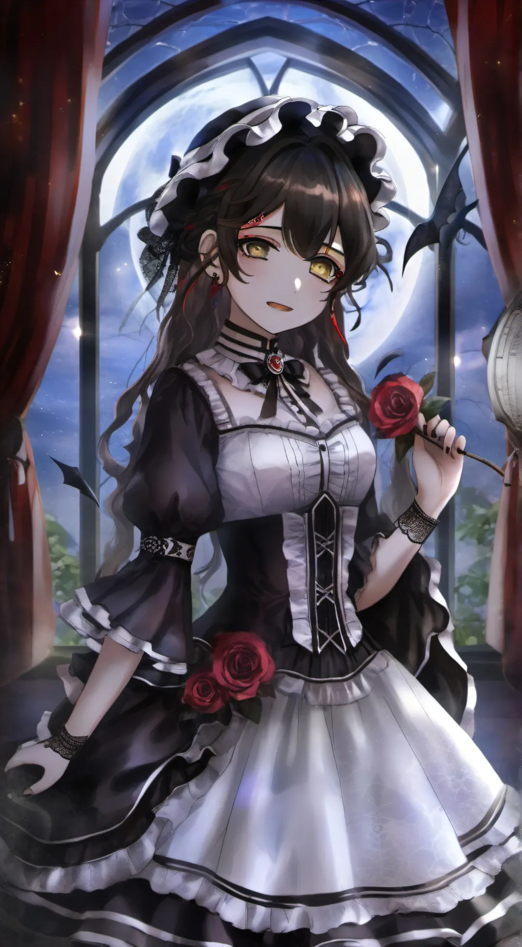 ai character: Milena  background