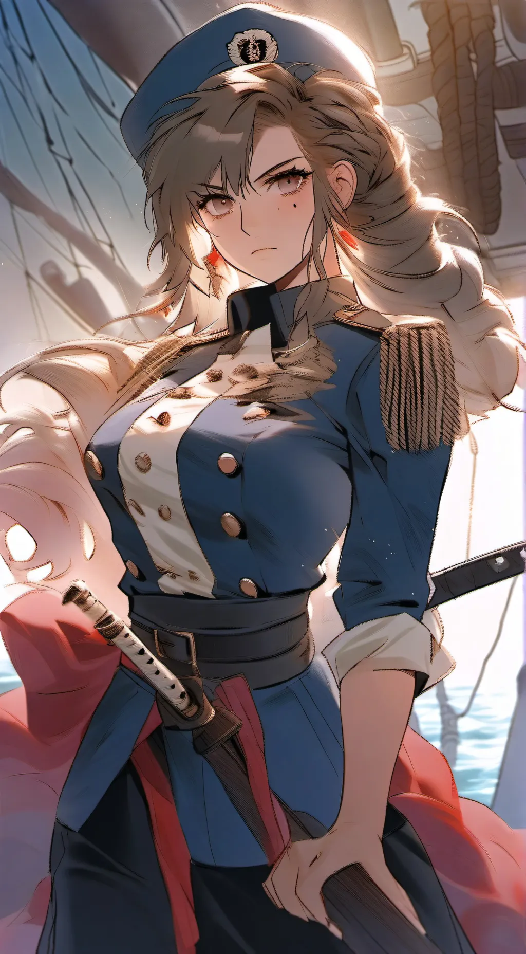 ai character: Captain Lisa background