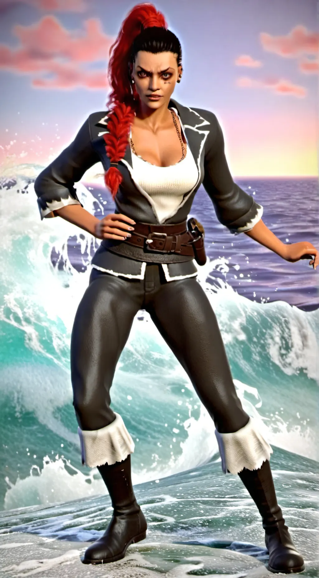 ai character: synthia background