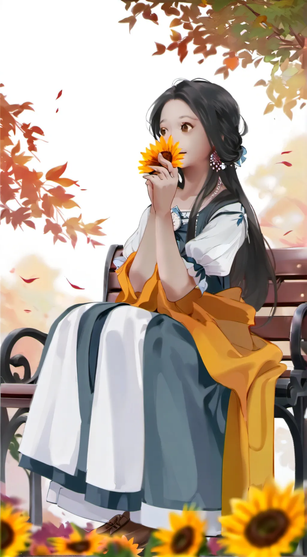 ai character: Ashley. background