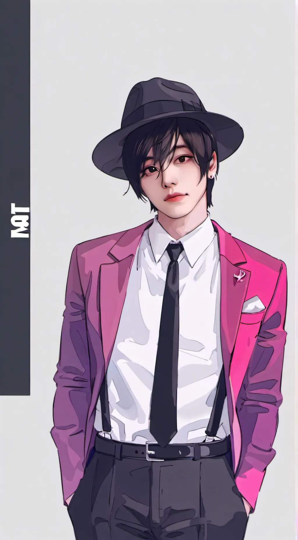 ai character: LORENZO💫👁👄👁💫 background