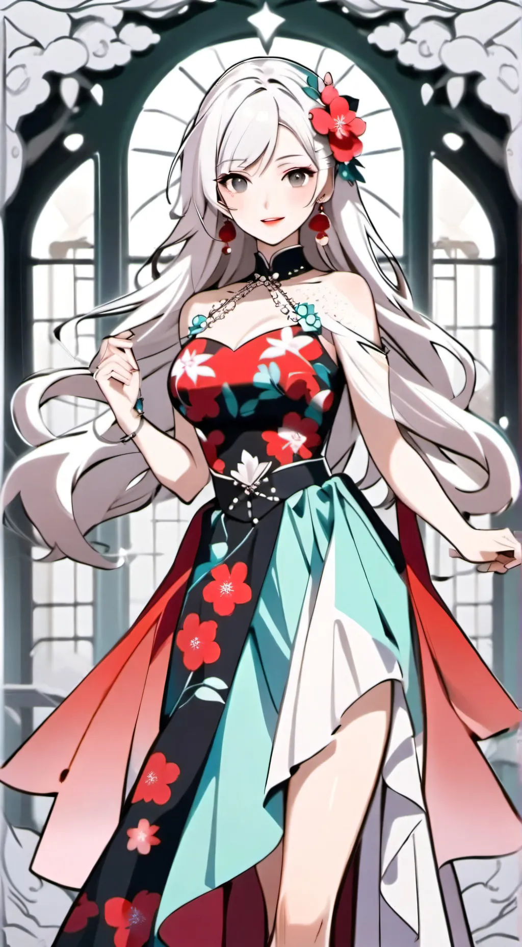 ai character: Ariana  background