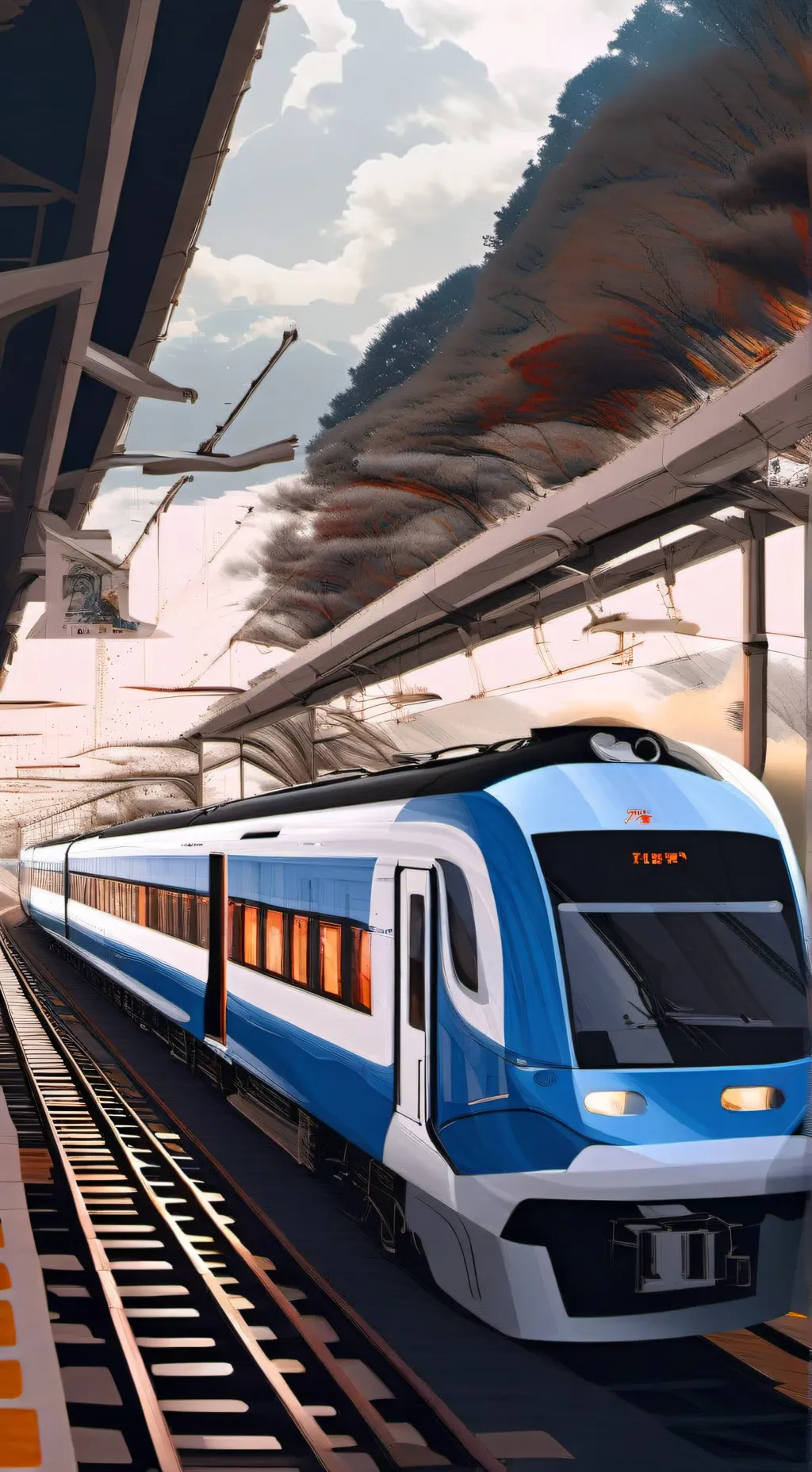 ai character: fpe shinkansen background