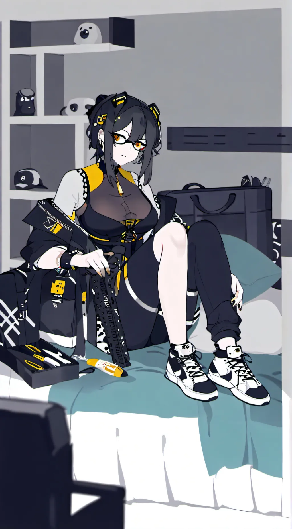 ai character: Mía  background