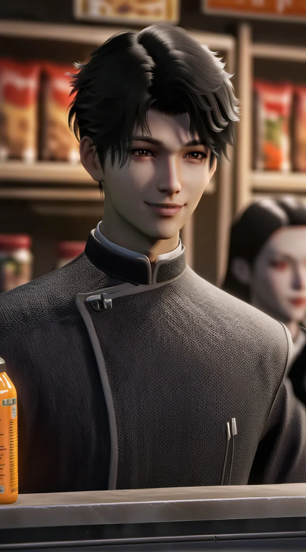 ai character:  WOO-DAE-SUNG  background