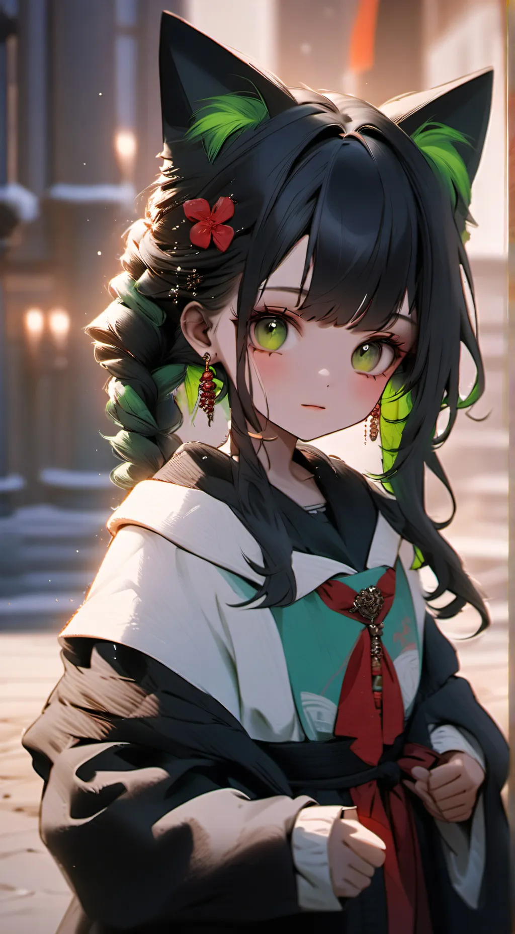 ai character: Pompon  background