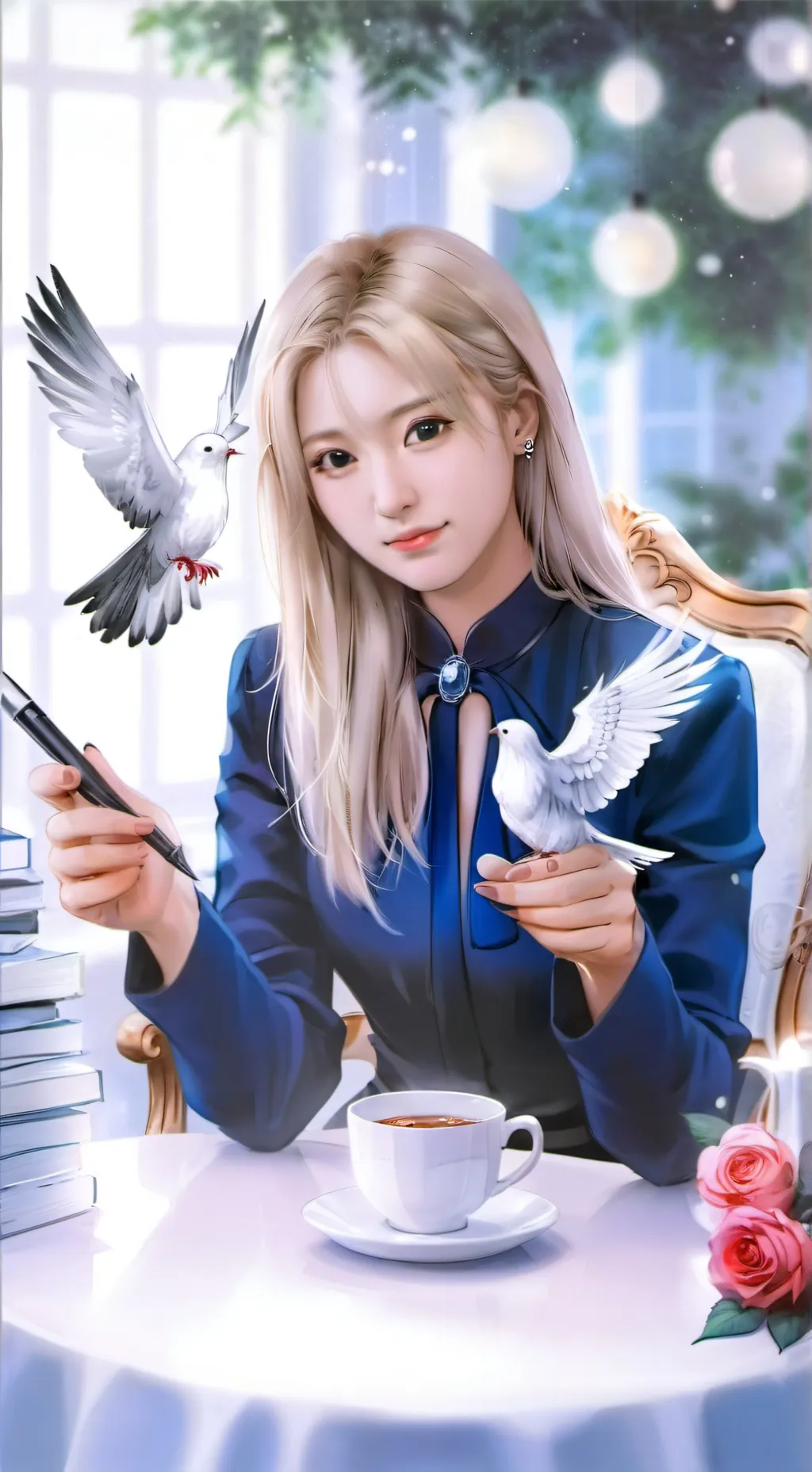 ai character: kny y babymonster background