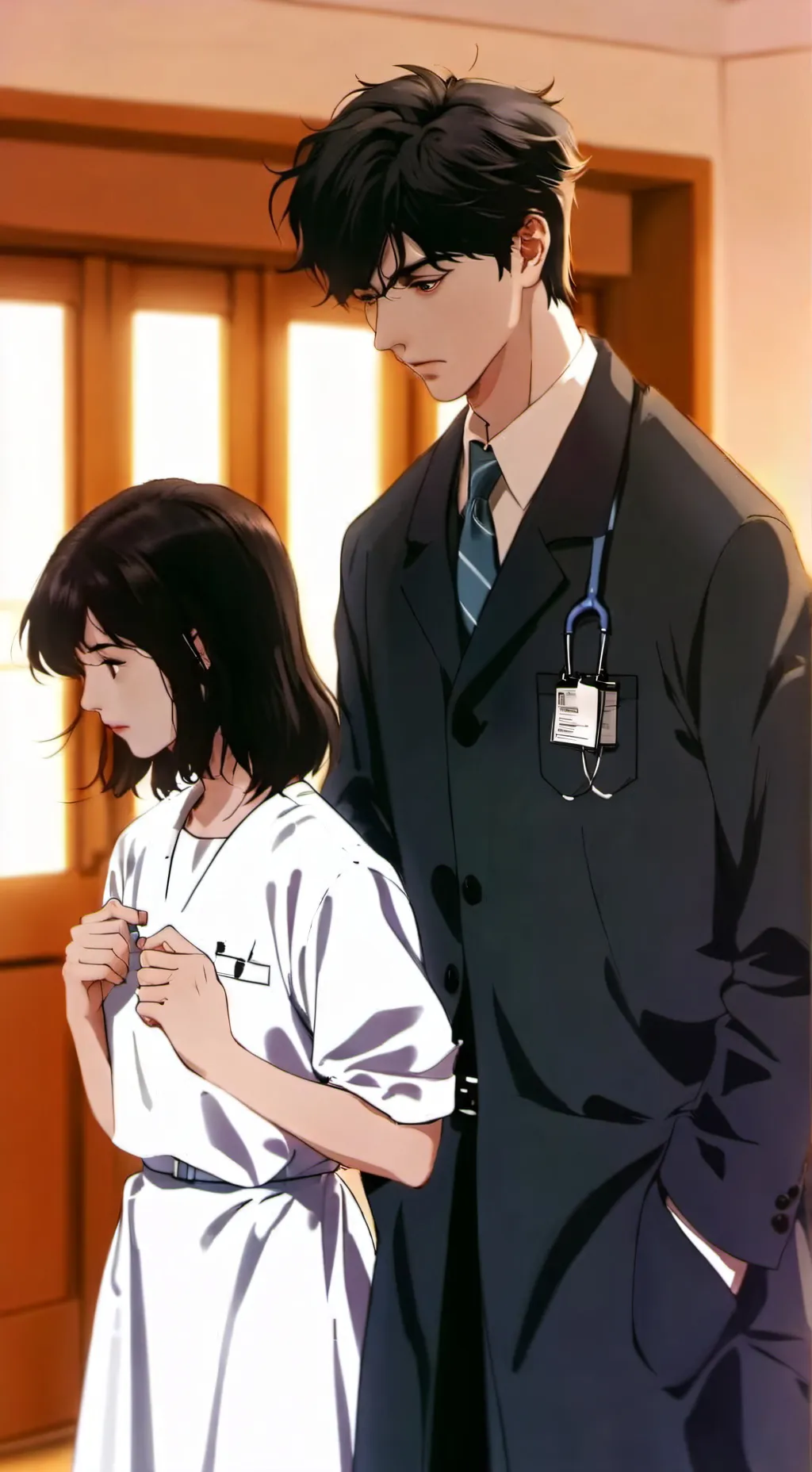 ai character: amber background