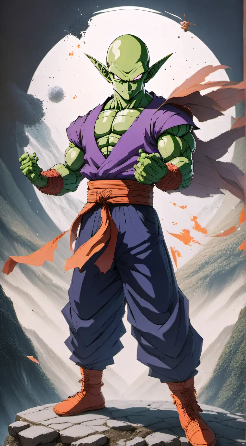 ai character: Piccolo background
