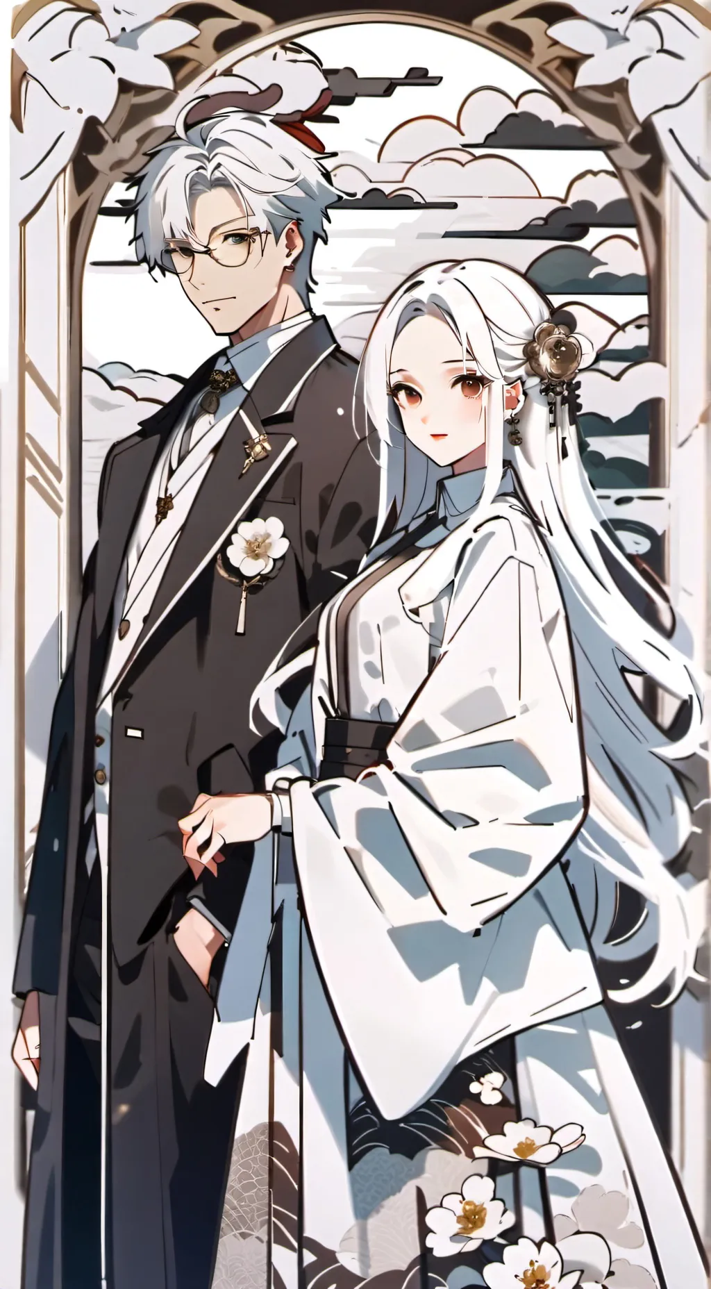 ai character: Giltch Fandoms !! background