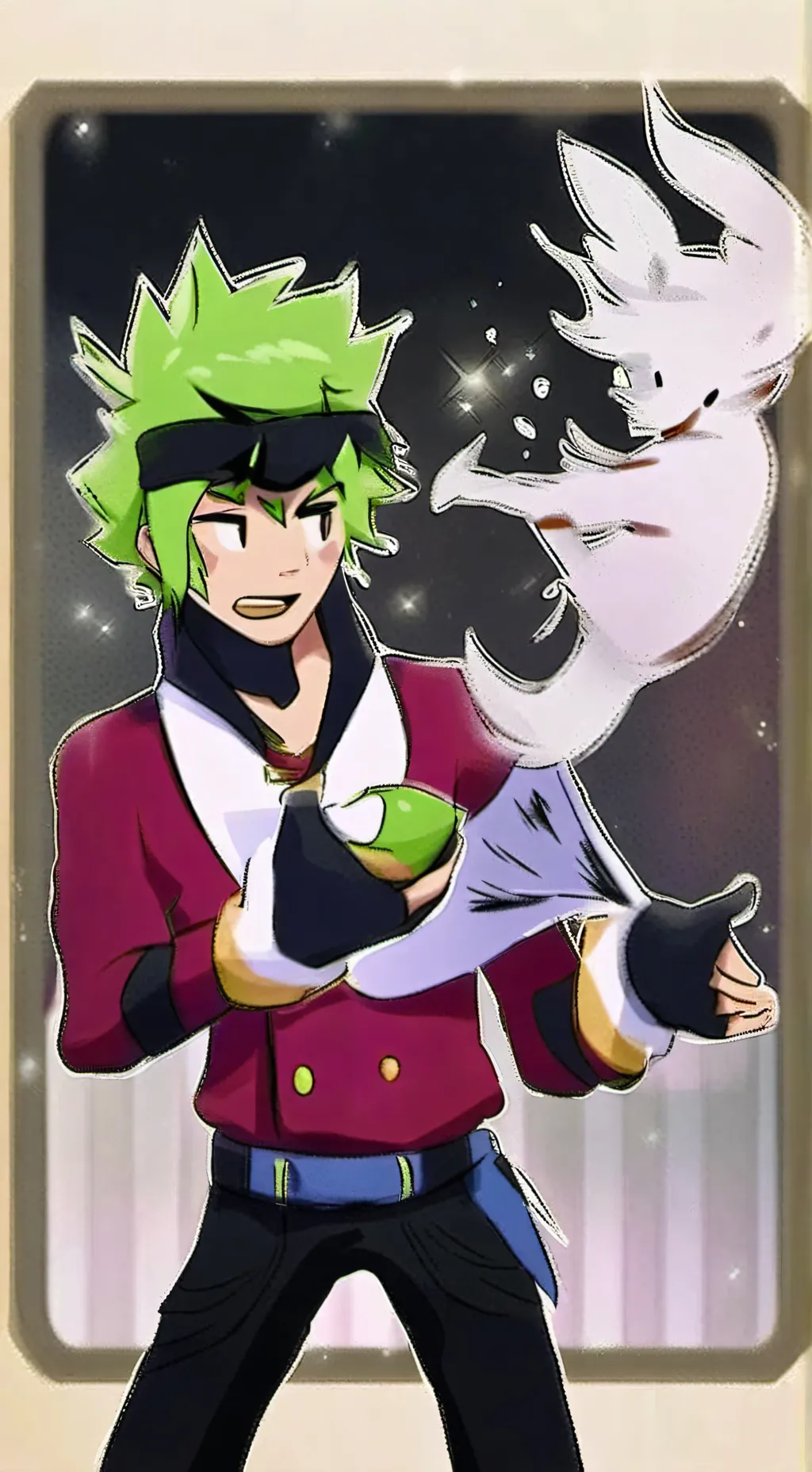 ai character: sprout and cosmo background