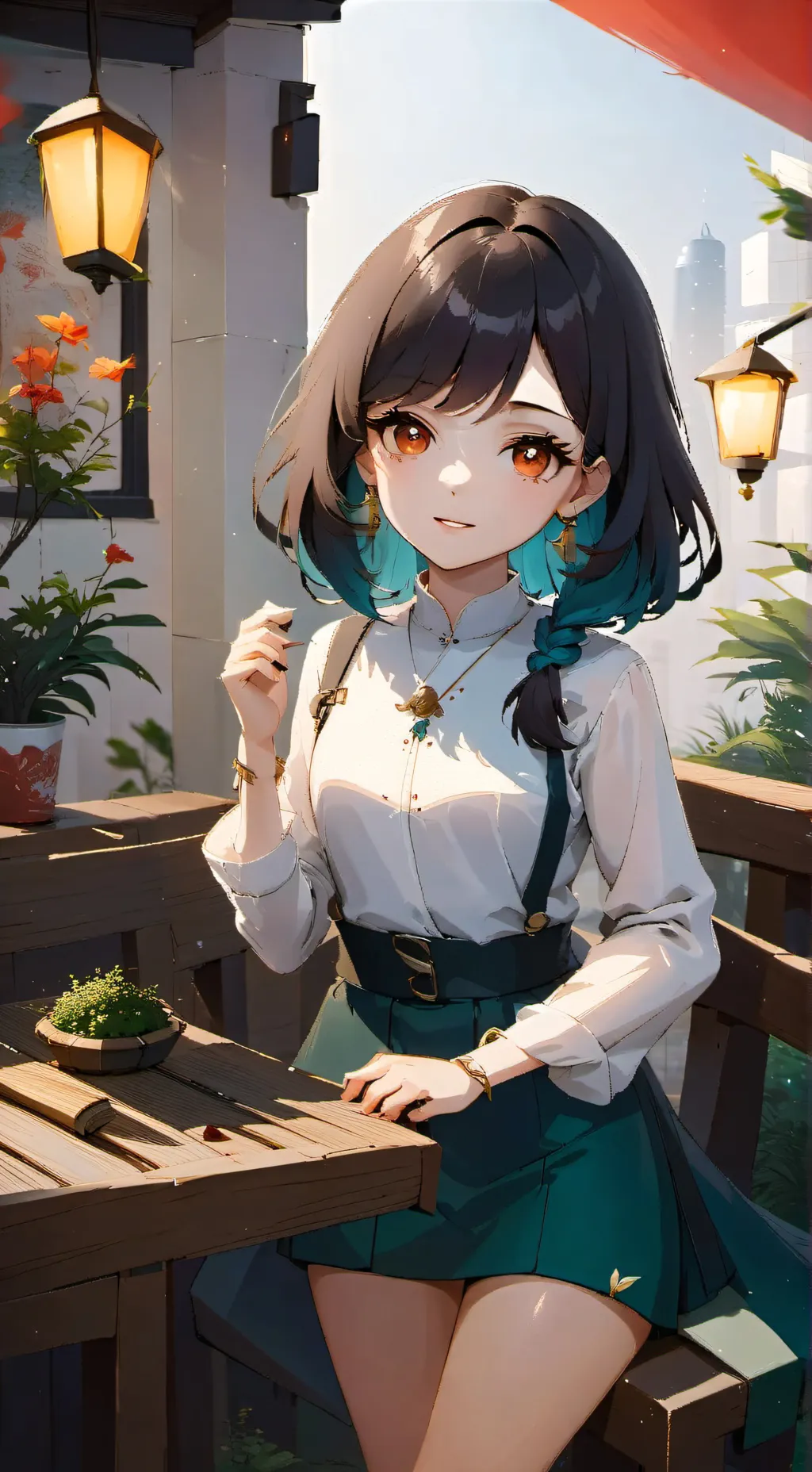 ai character: lizie background