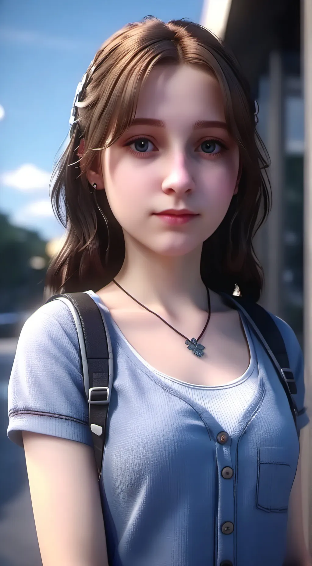 ai character: Kitty ella Johnson background