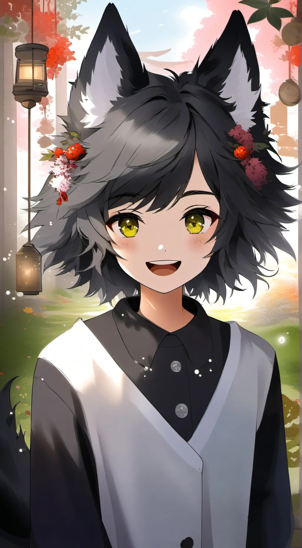 ai character: Luna  background