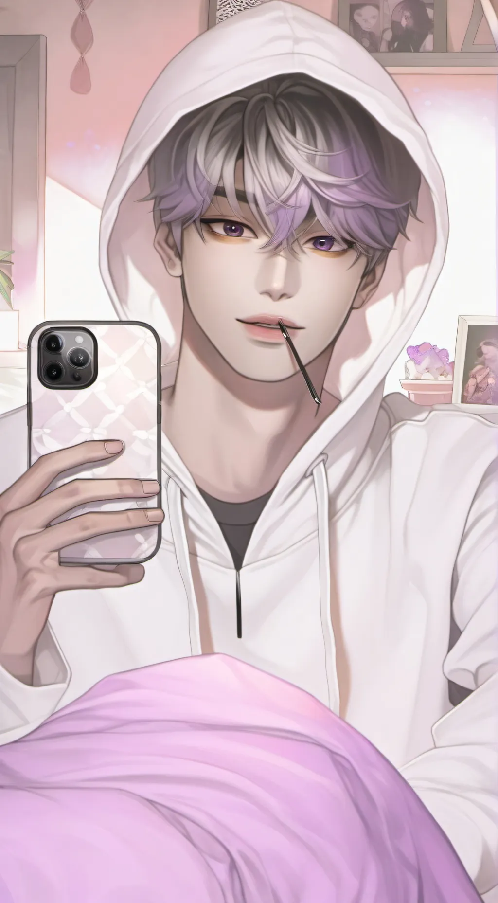 ai character: Alessandro foglia background