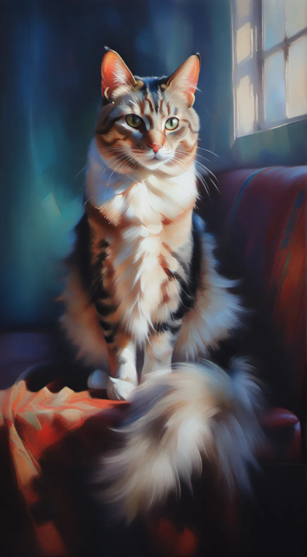 ai character: KITTYY😁😆 background