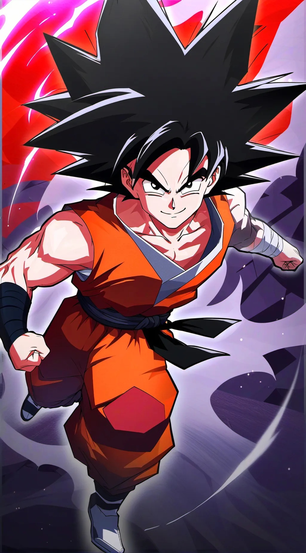 ai character: goku background