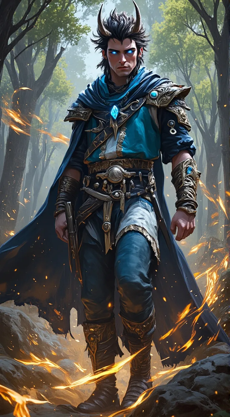 ai character: evan background