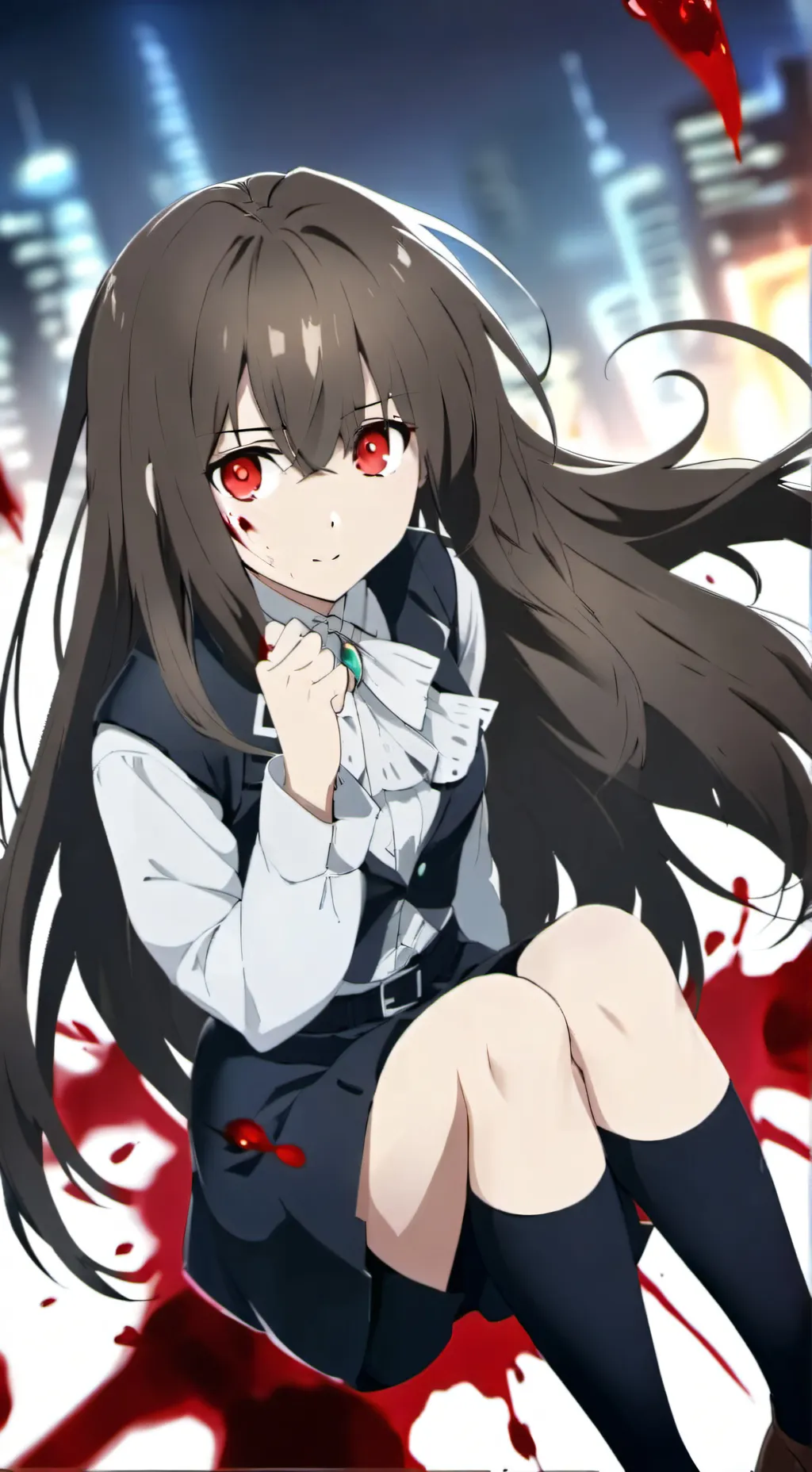 ai character: Evana.exe background