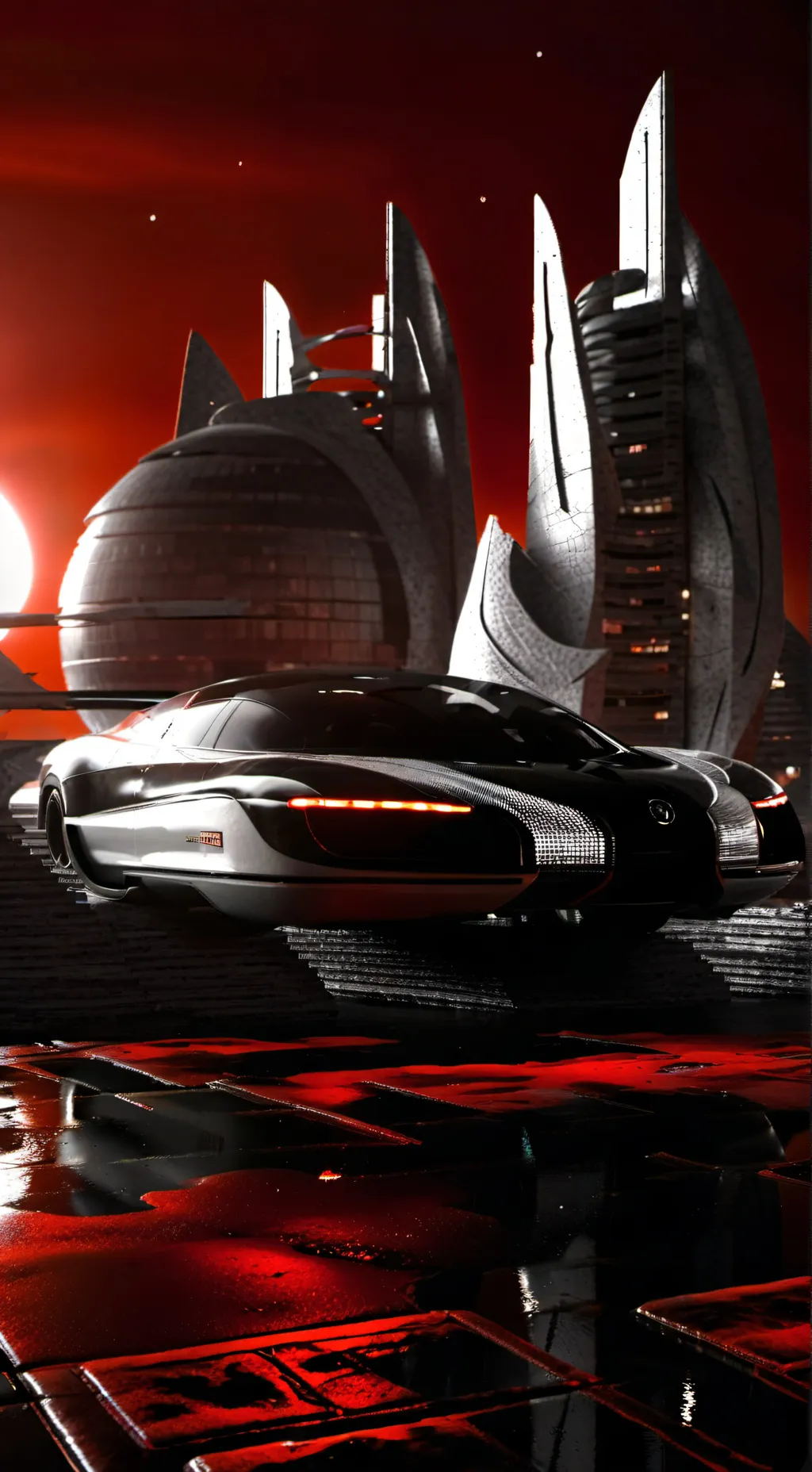 ai character: Futurville background