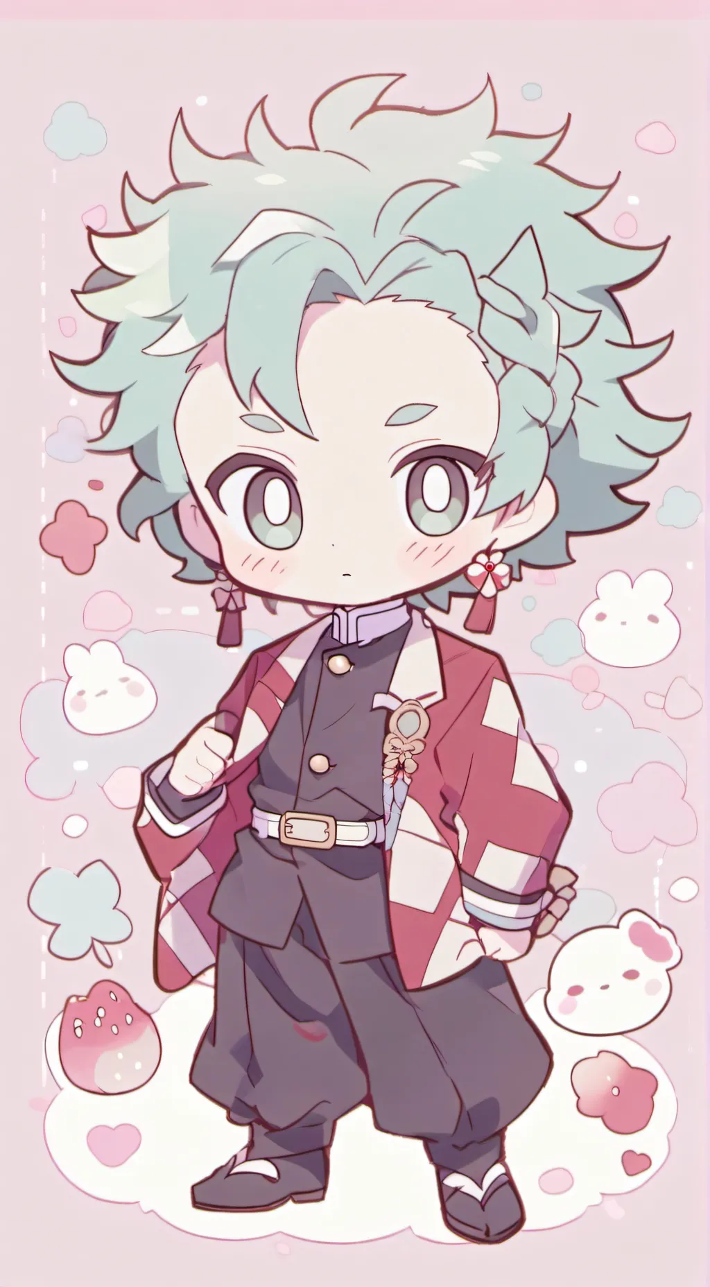 ai character: demon slayer background