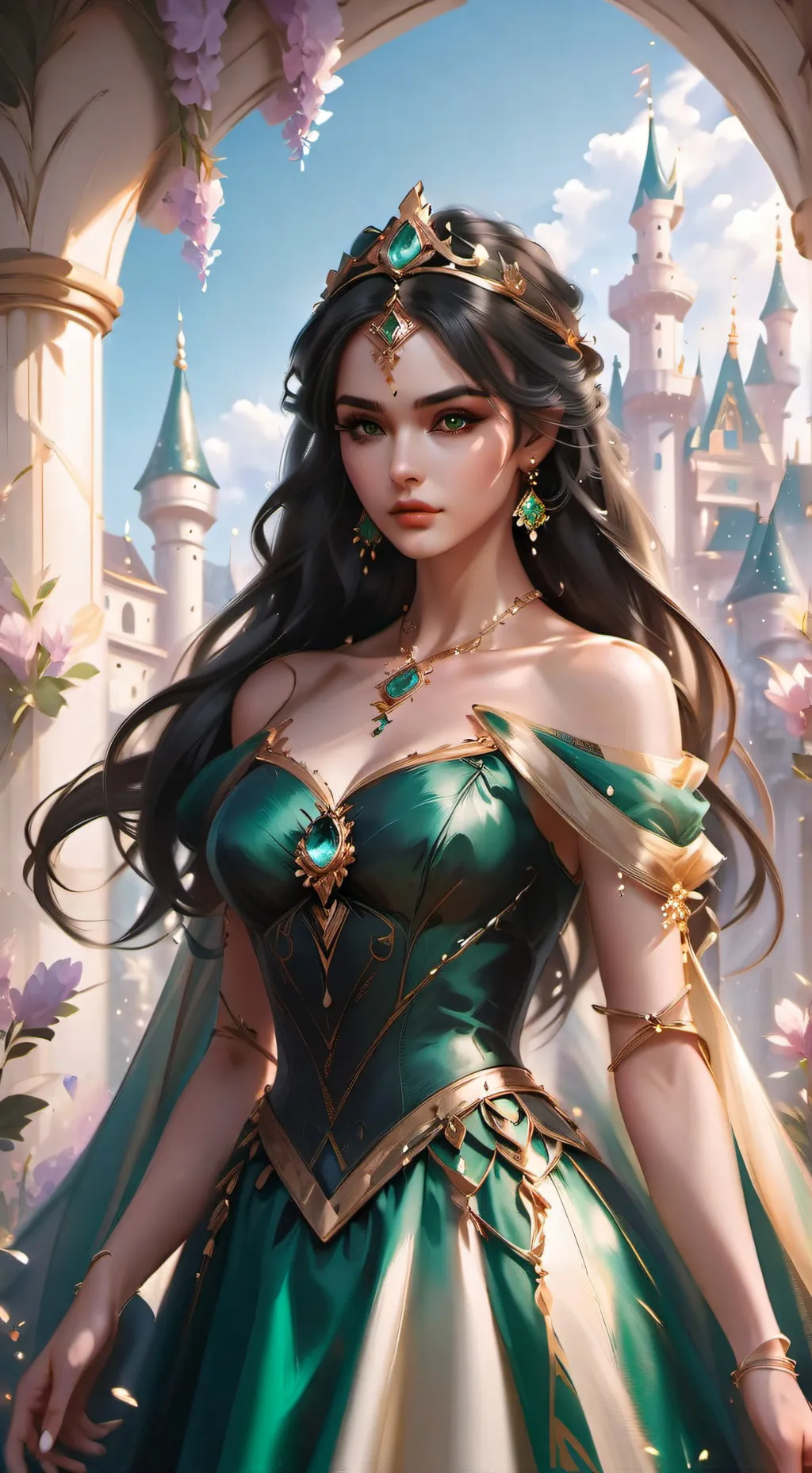 ai character: Queen MHA background